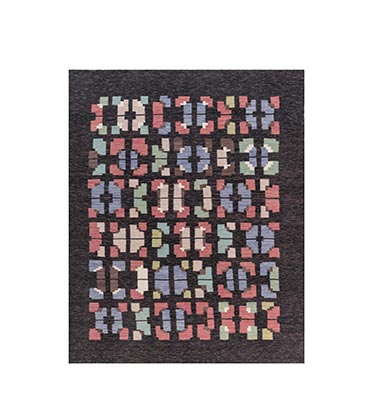MODERN SWEDISH FLAT WEAVE RUG N12408