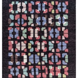Modern Swedish Flat Weave  Rug N12408