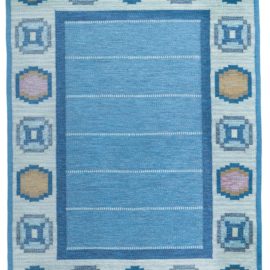 Swedish Flat woven Rug by Ingegerd Silow BB7860