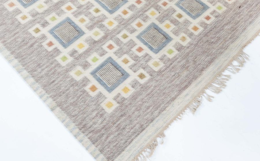 Vintage Flat Woven Rug by Edna Martin BB7886