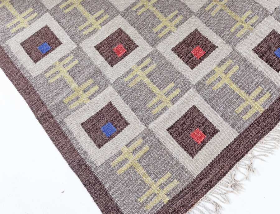 Swedish Flat Woven Rug BB7891