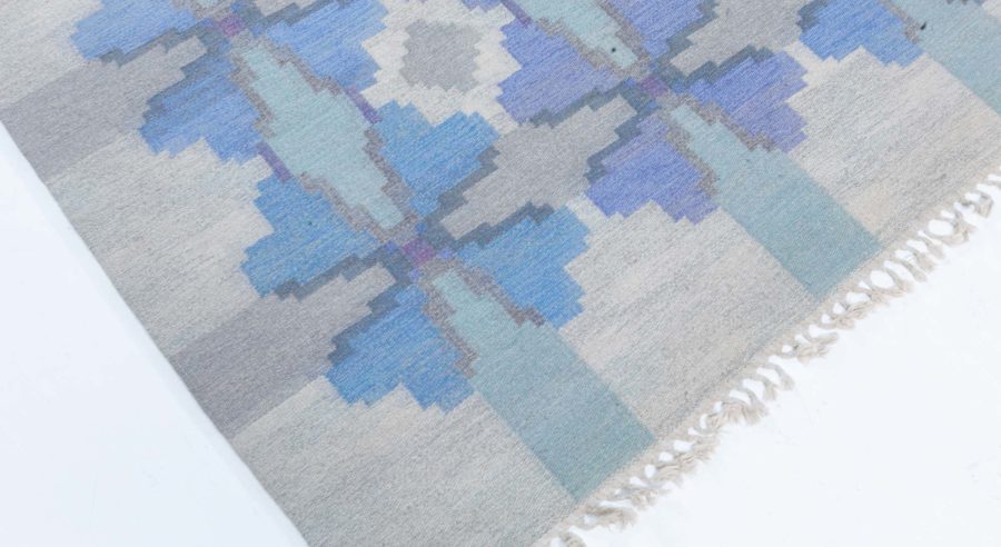 Vintage Swedish Flat Woven Rug by Judith Johansson BB7895