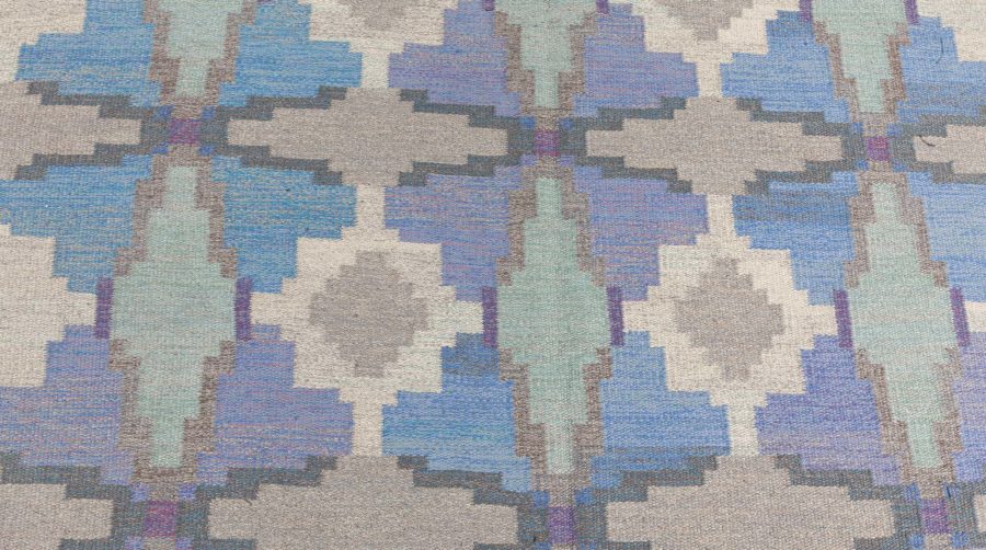 Vintage Swedish Flat Woven Rug by Judith Johansson BB7895