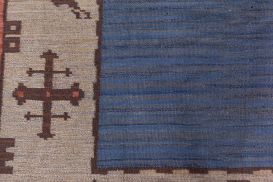 Swedish Flat Woven Rug BB7896