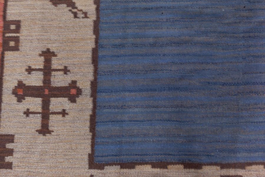 Swedish Flat Woven Rug BB7896