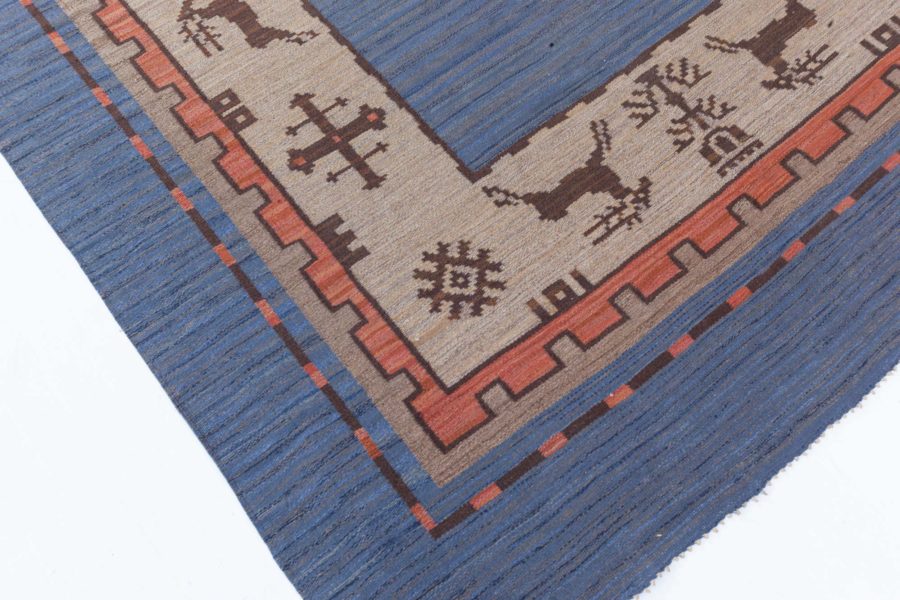 Swedish Flat Woven Rug BB7896