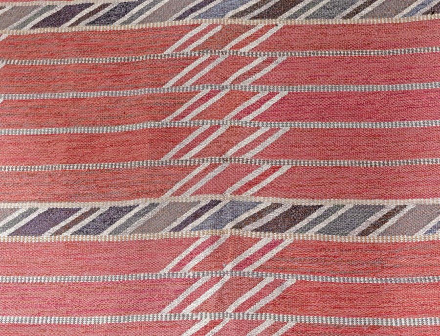 Vintage Swedish Flat woven Rug by Ingrid Dessau BB7905