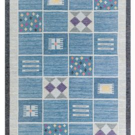 Swedish Flat Woven Rug by Rakel Carlander BB7907