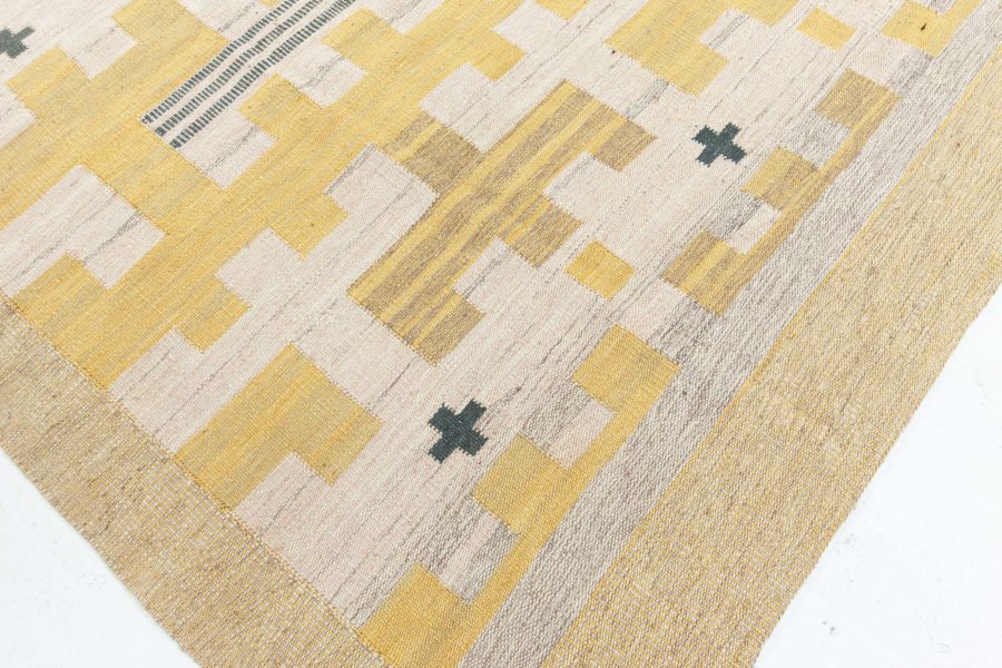 Swedish Flat Woven Rug N12477