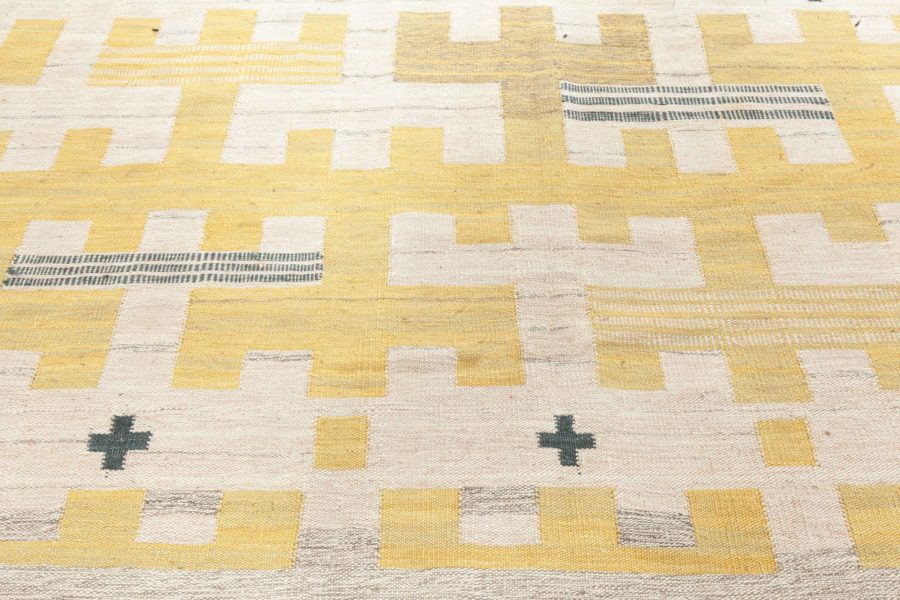 Swedish Flat Woven Rug N12477