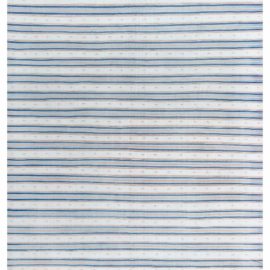 Mid-Century Dhurrie Light Beige Hand-Knotted Rug BB7926
