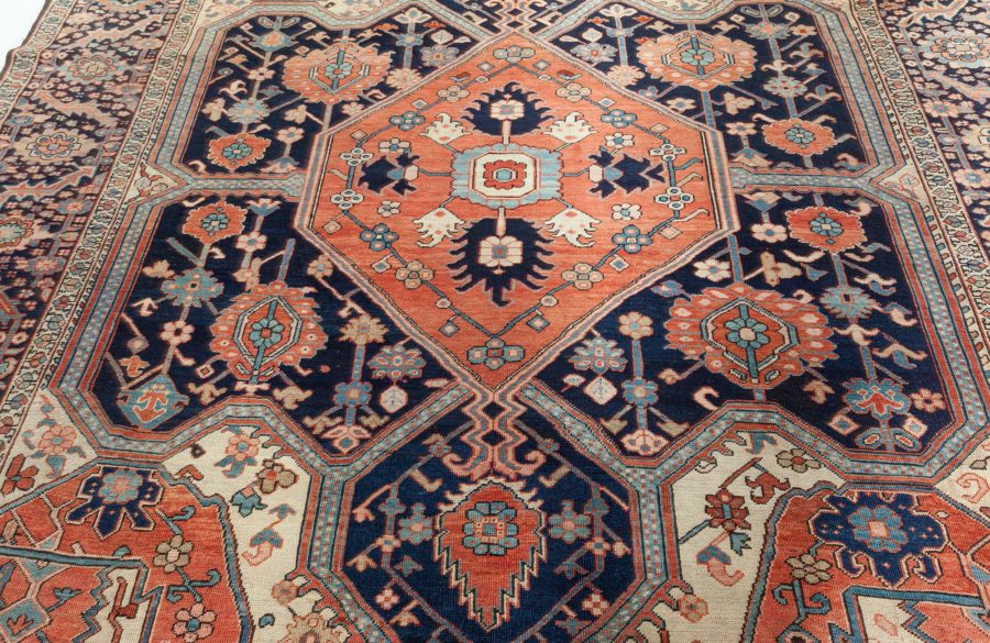 Antique Persian Heriz Rug BB7995