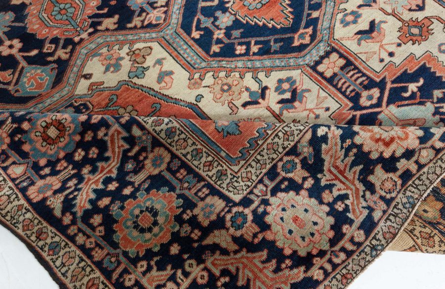 Antique Persian Heriz Rug BB7995