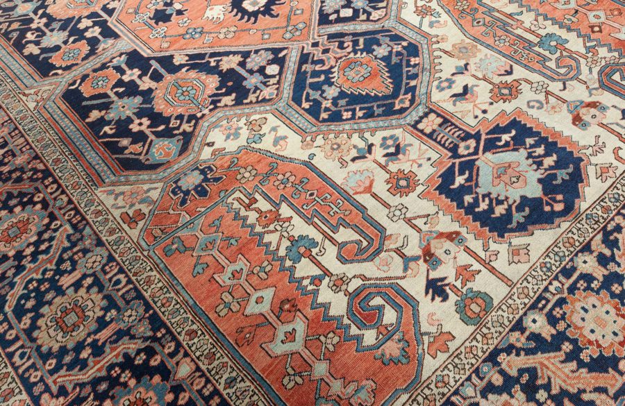 Antique Persian Heriz Rug BB7995