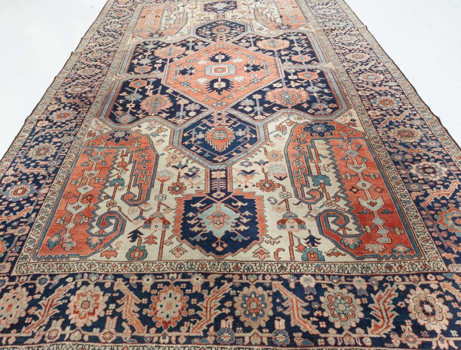 Antique Persian Heriz Rug BB7995