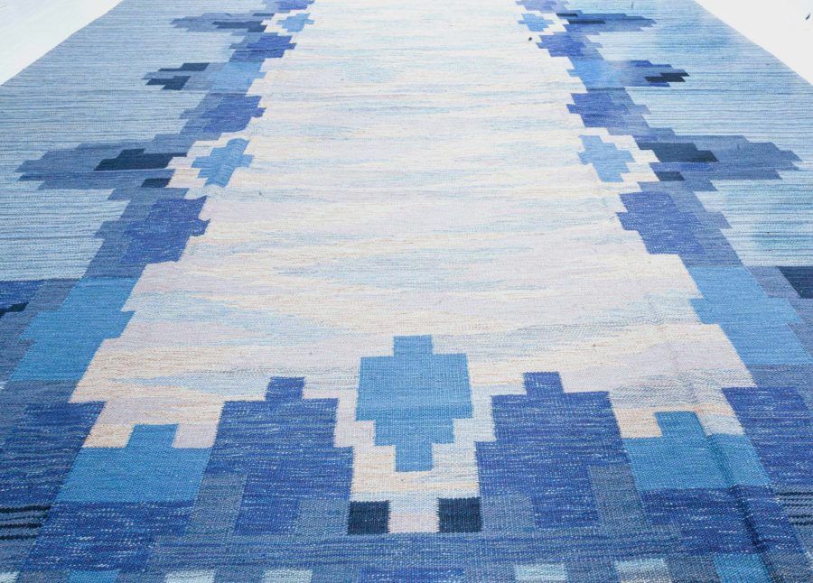 Swedish Flat Weave Rug N12471