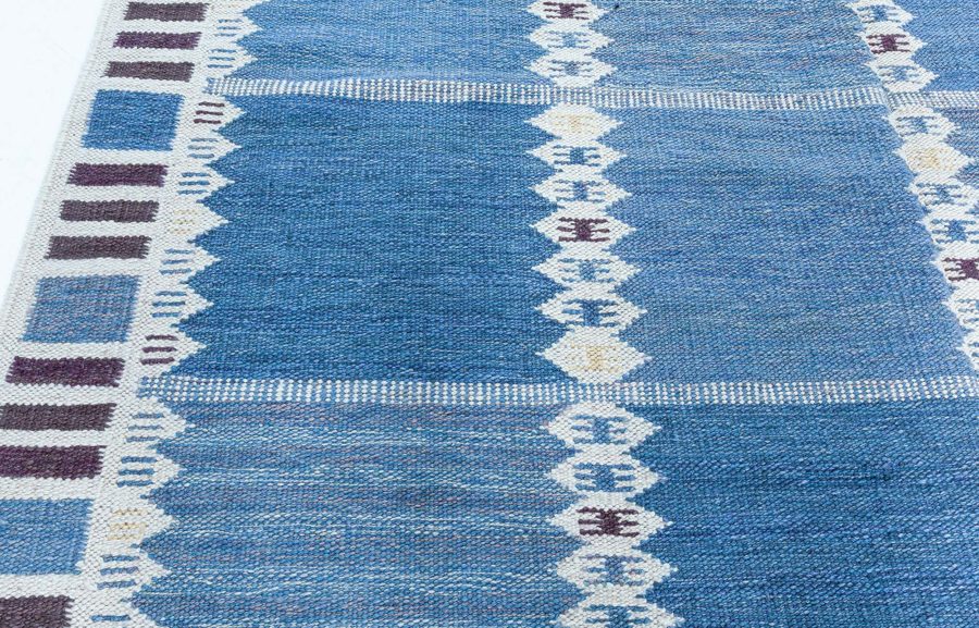 Swedish Flat Weave Rug N12474