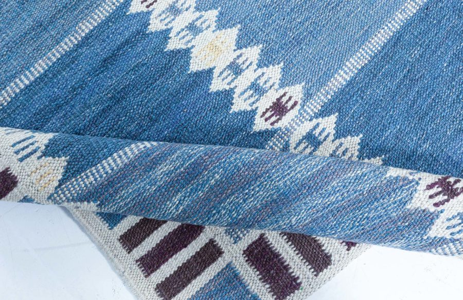 Swedish Flat Weave Rug N12474