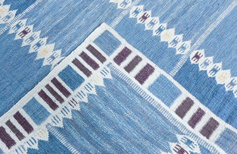 Swedish Flat Weave Rug N12474