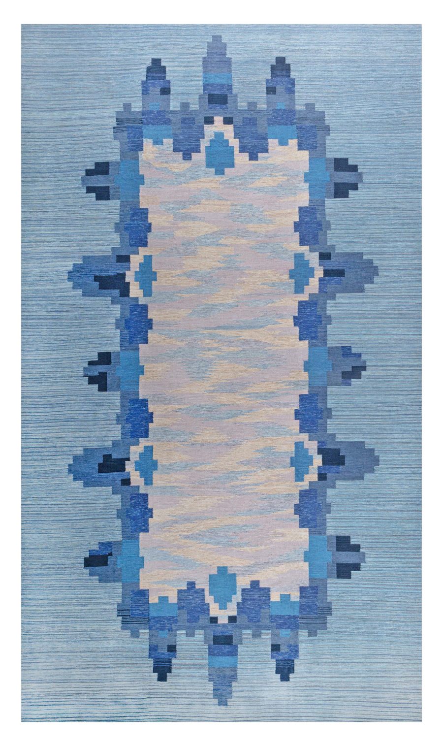 Swedish Flat Weave Rug N12471