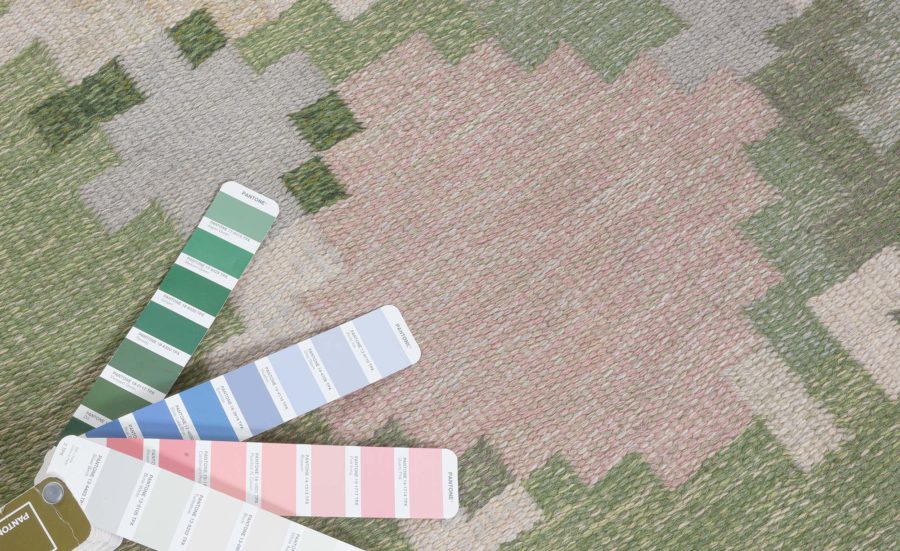 Swedish Flat Weave Rug by Ingegerd Silow BB8011