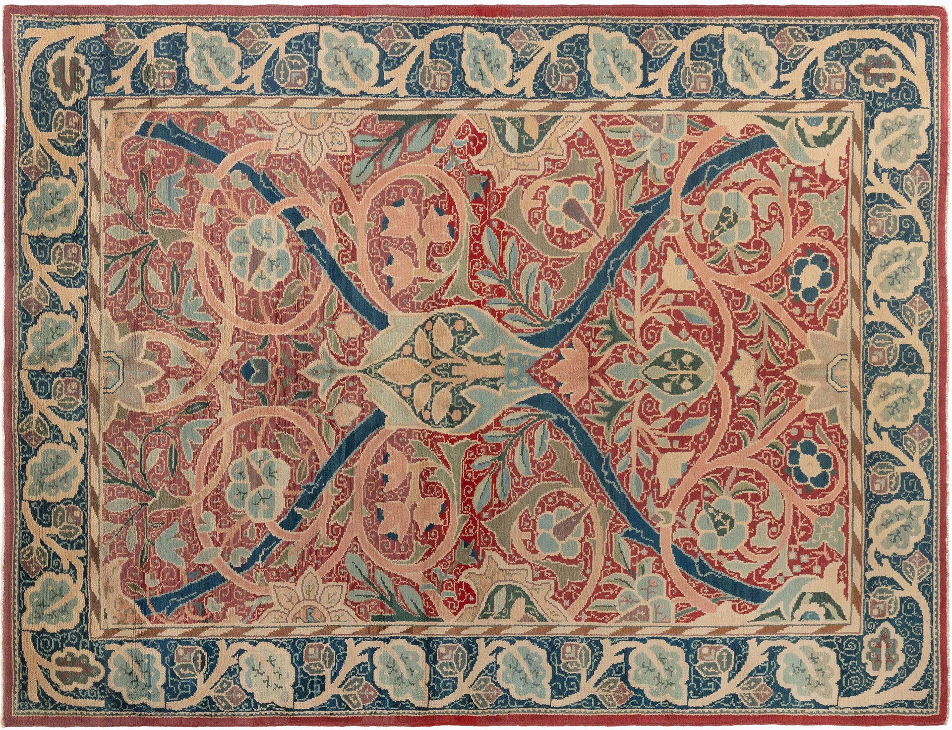 A rare “Hammersmith” William Morris Carpet BB8020 8'2" × 10'4" 