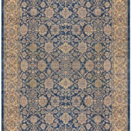 Antique Sultanabad Persian Allover Warm Tan Hand-Knotted Wool Rug – Circa 1920 BB8017