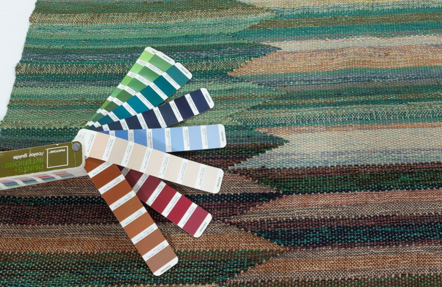 Swedish Tapestry Weave Rug by Kerstin Ekengren BB8035