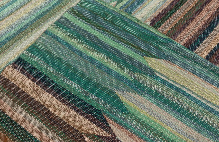 Swedish Tapestry Weave Rug by Kerstin Ekengren BB8035