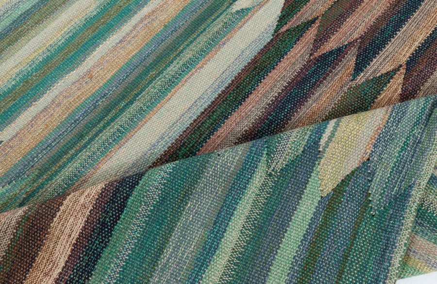Swedish Tapestry Weave Rug by Kerstin Ekengren BB8035