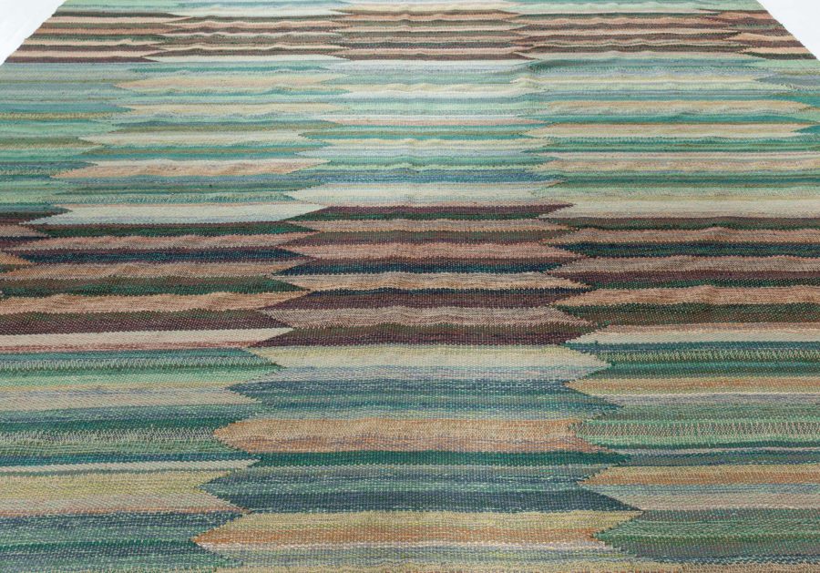 Swedish Tapestry Weave Rug by Kerstin Ekengren BB8035
