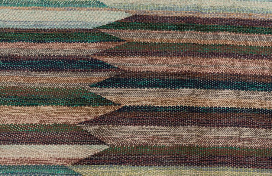 Swedish Tapestry Weave Rug by Kerstin Ekengren BB8035