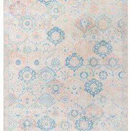 Antique Indian Allover Cream Hand-Knotted Wool Rug – Circa 1920 BB9176