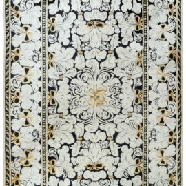 Vintage Maison Jansen French Art Modern Design Attributed to Stephen Boudin Woven by Maison Hamot in Aubusson BB8028