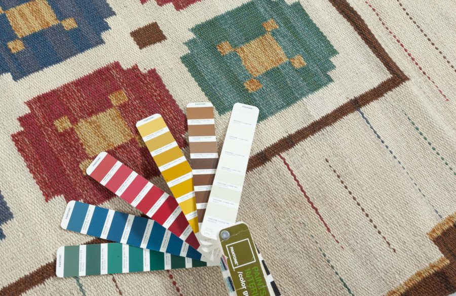Vintage Swedish Flat Woven Rug BB8030