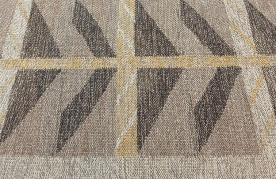 Contemporary Swedish Flat Weave  Rug N12501