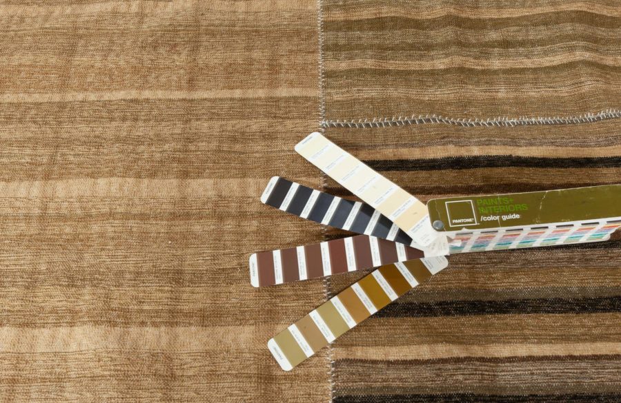 Contemporary Flat Weave Kilim Rug N12503