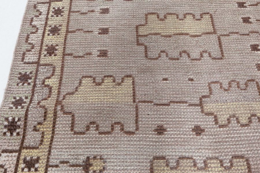 Vintage Swedish Pile Rug by Marta Maas Fjetterstrom (Eken) BB8052