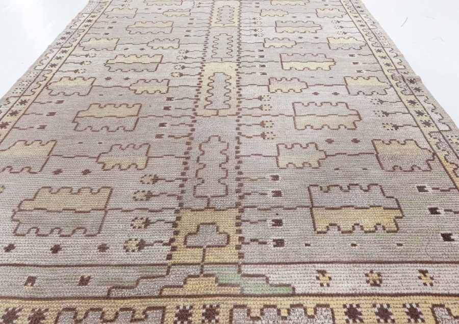 Vintage Swedish Pile Rug by Marta Maas Fjetterstrom (Eken) BB8052