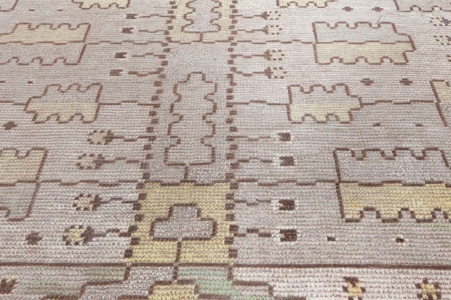 Vintage Swedish Pile Rug by Marta Maas Fjetterstrom (Eken) BB8052