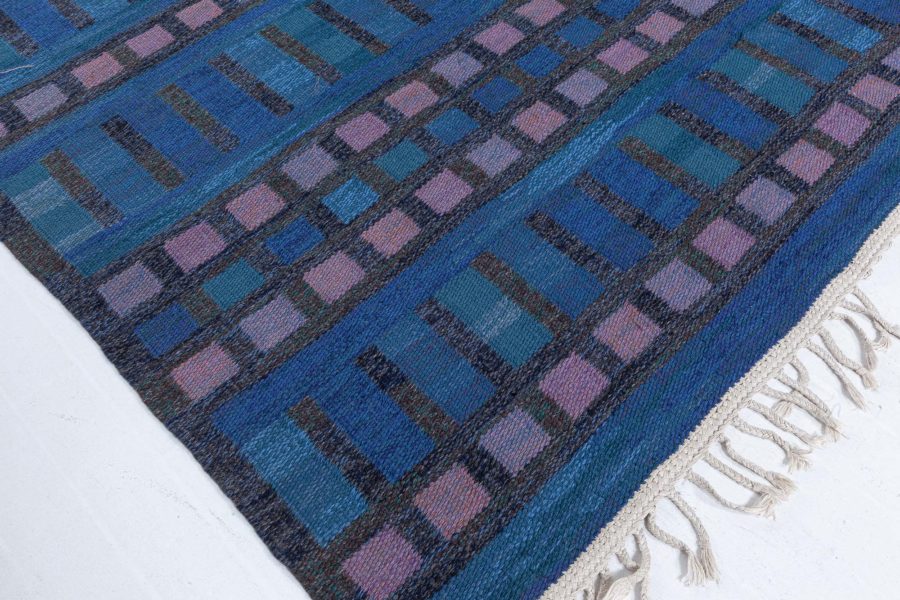 Swedish Flat Woven Rug by Judith Johansson (Arlid) BB8054