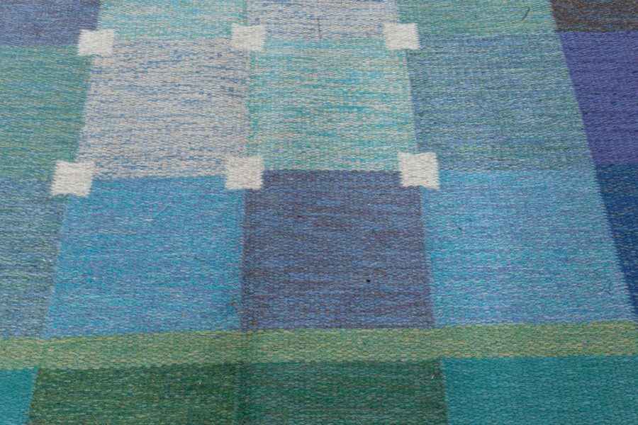 Swedish Flat Woven Rug by Ulla Pakdal BB8058