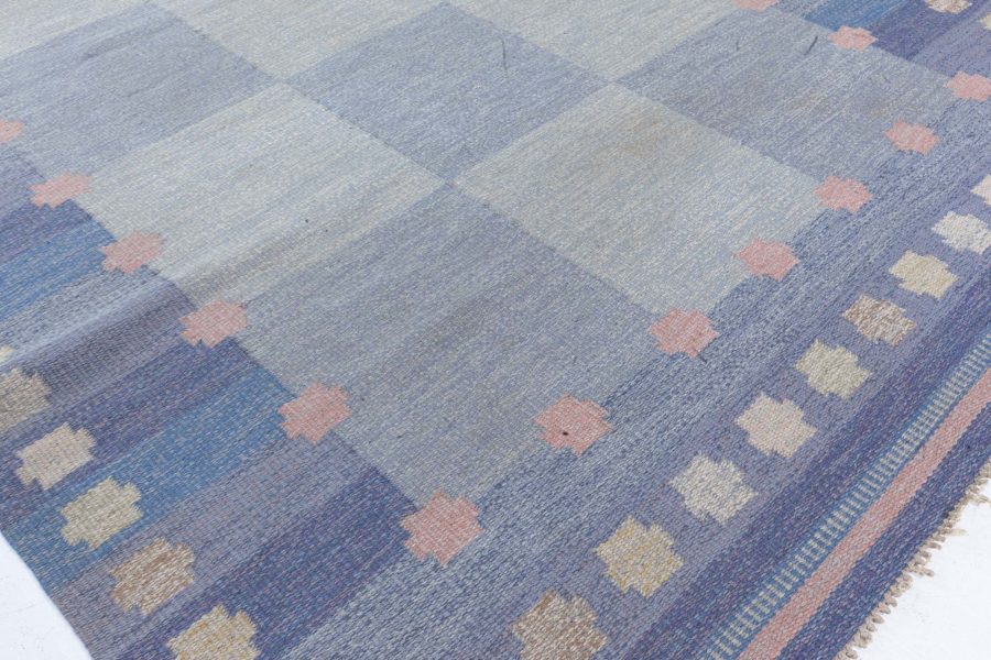 Swedish Flat Woven Rug by Agda Osterberg BB8060