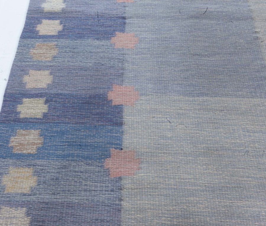 Swedish Flat Woven Rug by Agda Osterberg BB8060