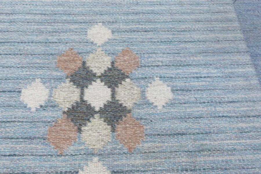 Swedish Flat Weave Rug by Ingegerd Silow BB8061