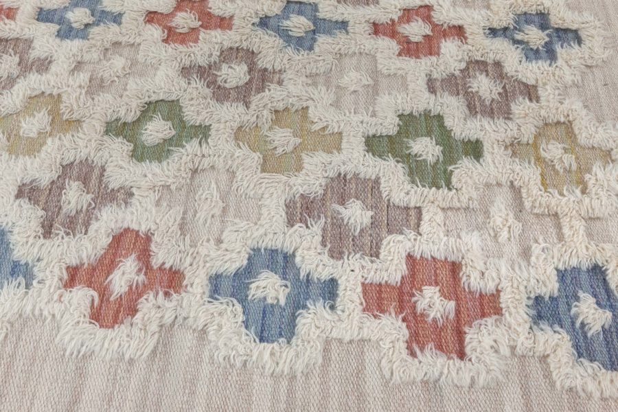 Swedish High and Low Rug by Sodra Kronobergs lans Hemslojd (Halvflossa) BB8063