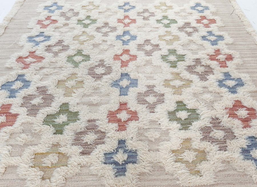 Swedish High and Low Rug by Sodra Kronobergs lans Hemslojd (Halvflossa) BB8063