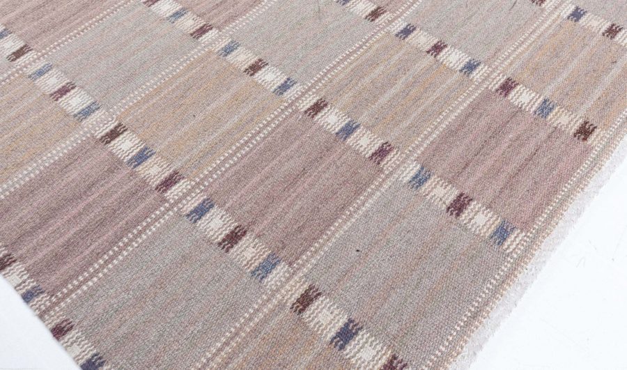 Swedish Flat Woven Rug by Barbro Nilsson BB8069