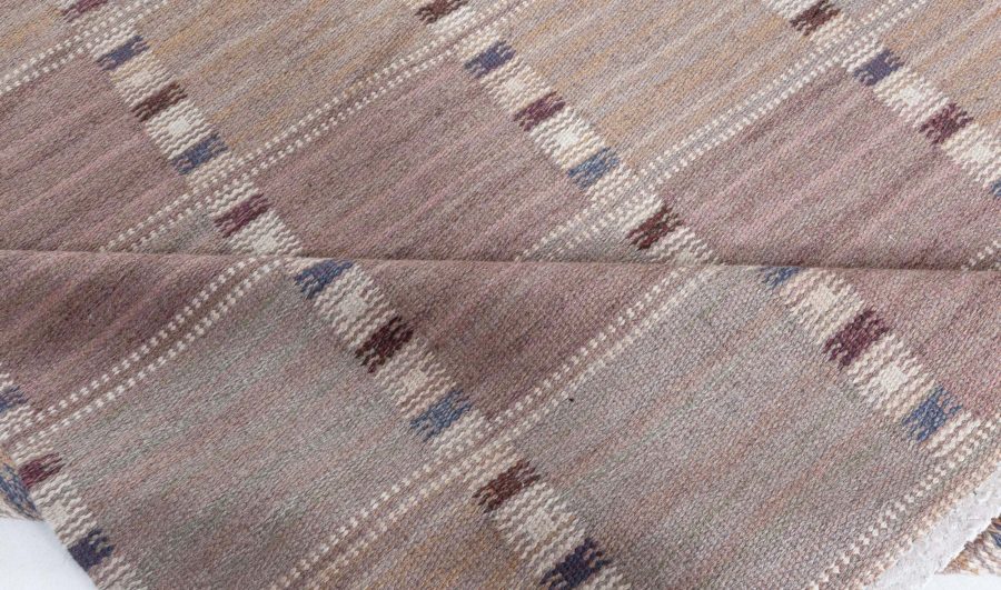 Swedish Flat Woven Rug by Barbro Nilsson BB8069