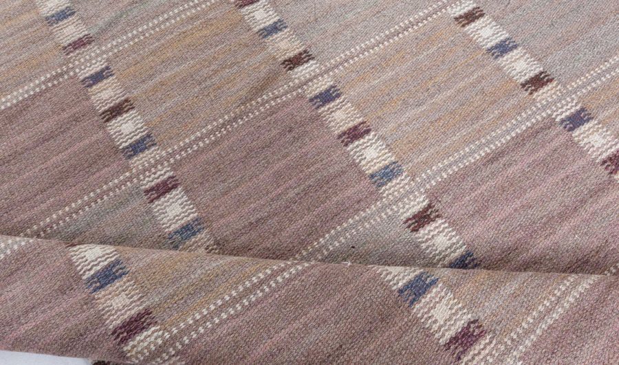 Swedish Flat Woven Rug by Barbro Nilsson BB8069